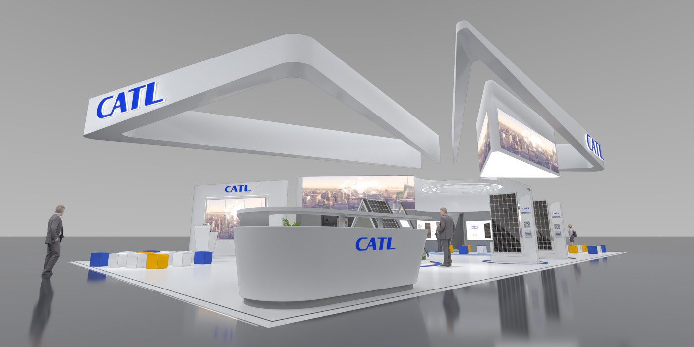 德国慕尼黑电池储能展览会-宁德时代展位