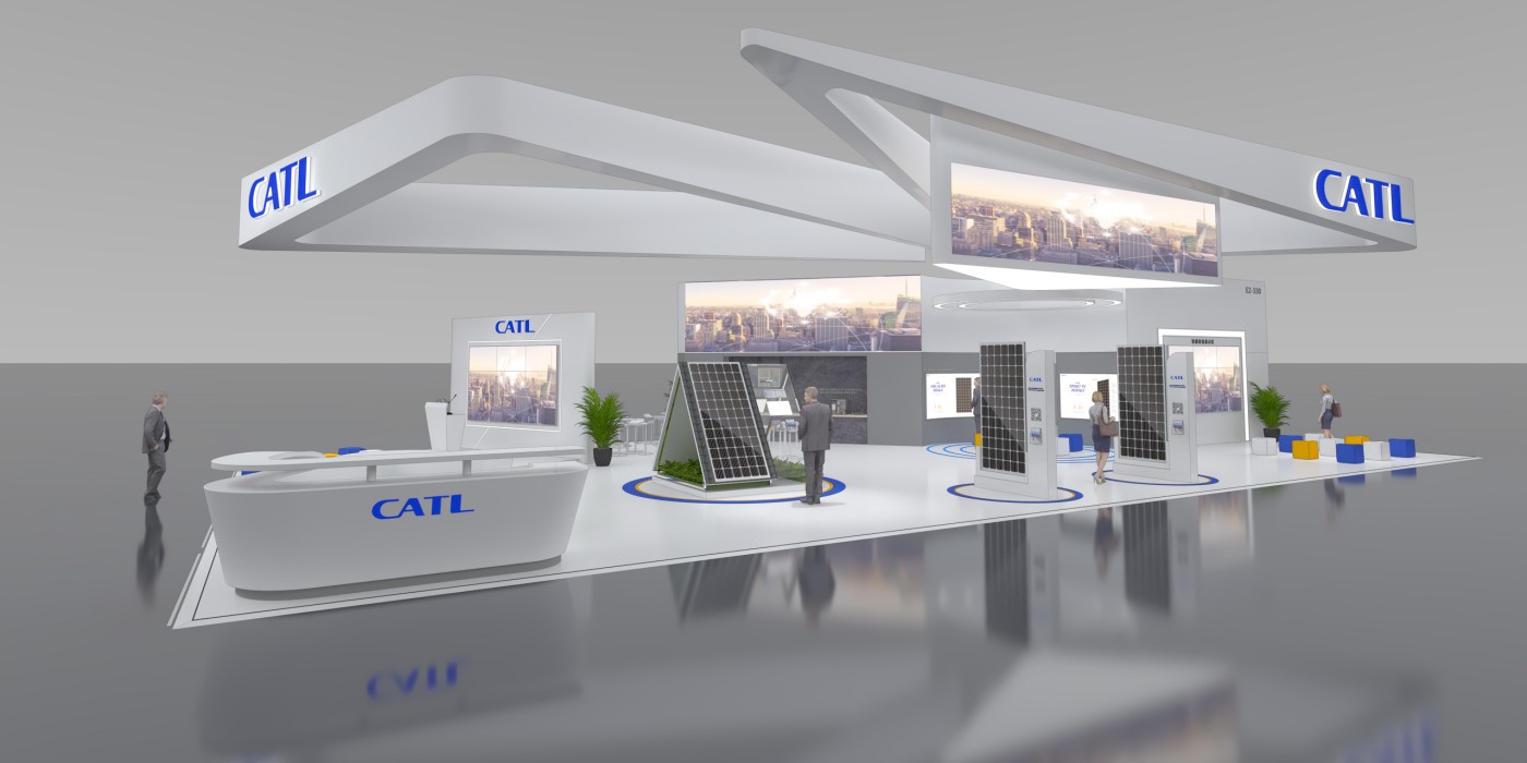 德国慕尼黑电池储能展览会-宁德时代展位