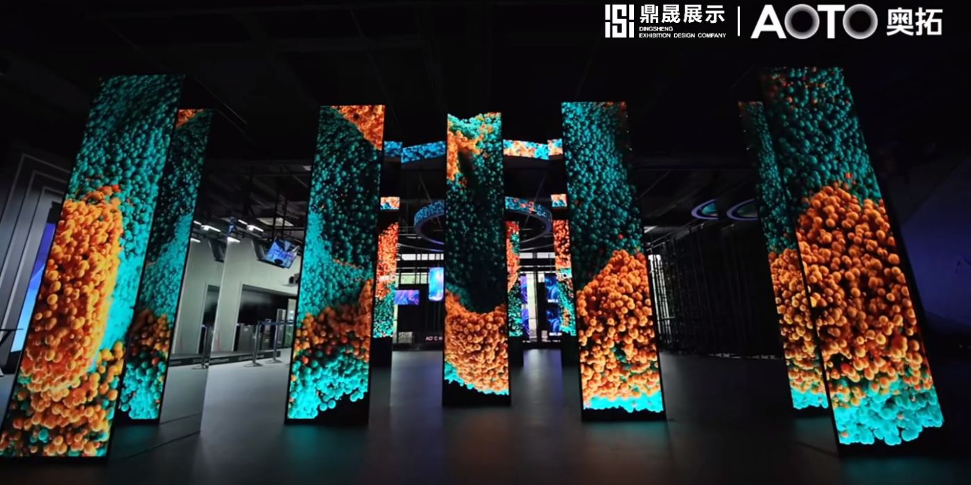 匠心二十日：鼎晟展示铸就奥拓电子科技展厅的“深圳速度”