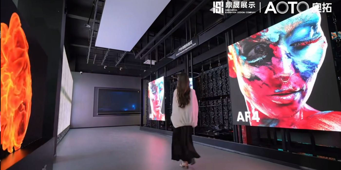 匠心二十日：鼎晟展示铸就奥拓电子科技展厅的“深圳速度”