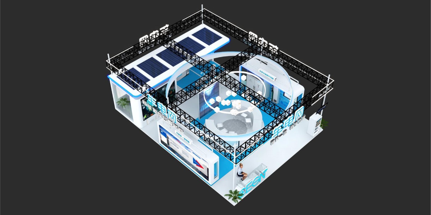第六届深圳充电桩展—车电网展位